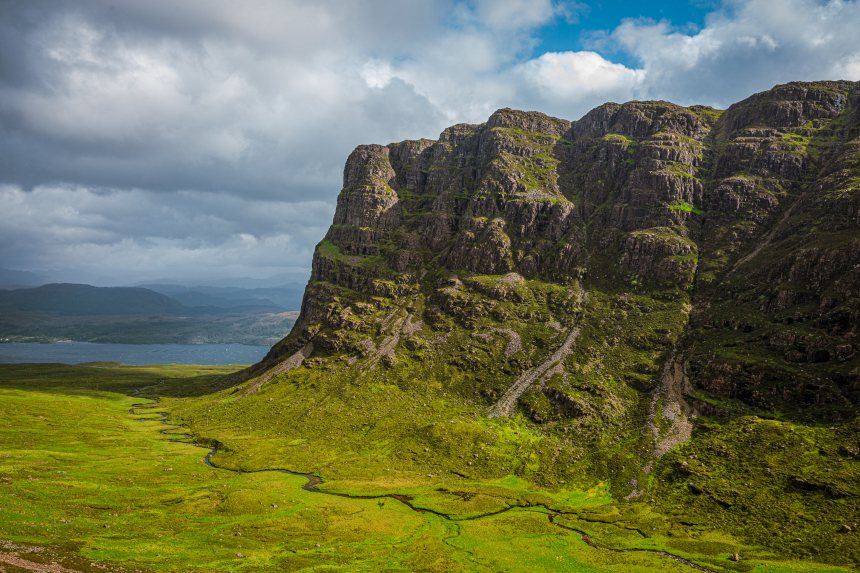 Het landschap van Schotland