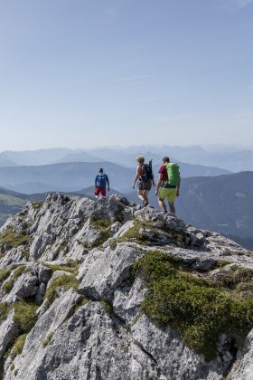 Wandelen in Dachstein, mensen wandelen