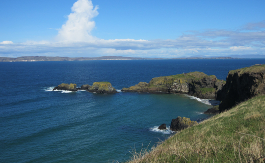 Ierland, foto van de kliffen aan de kust