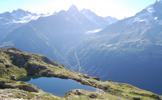 Italië, wandelroute Mont Blanc, Valle d'Aosta