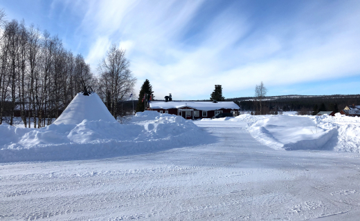 Zweeds Lapland wintersport landschap