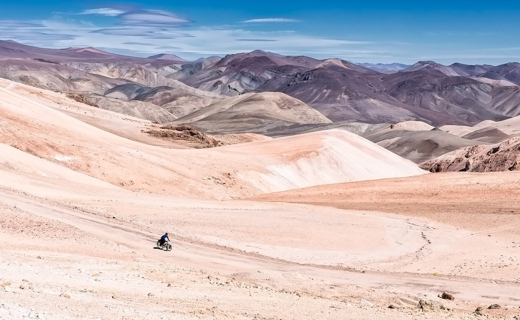 Fietsen door de Andes