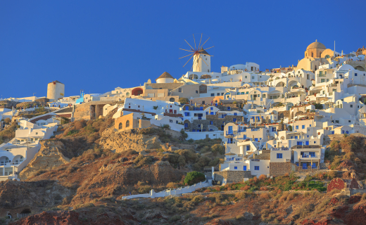 Santorini, uitzicht op de stad