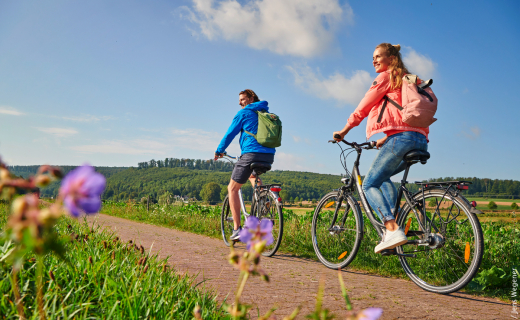 Fietsen op de Weserradweg