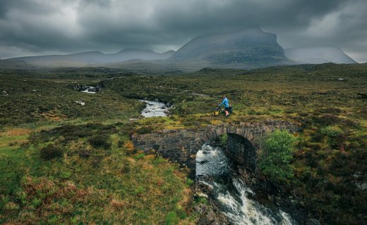 Fietsen op de NC500 in Schotland