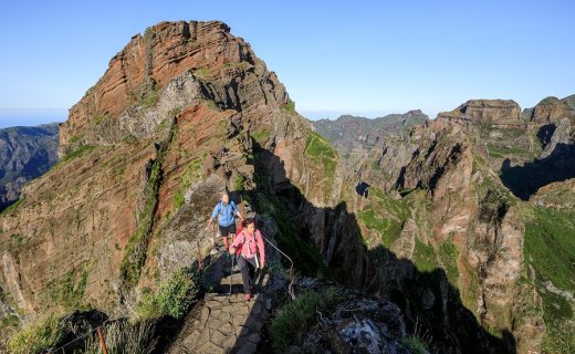 Wandelaar op Madeira