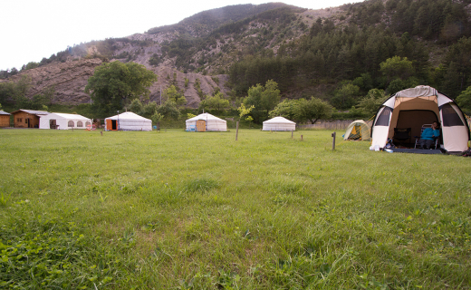 Camping Mandala in Prads Haute-Bléone.