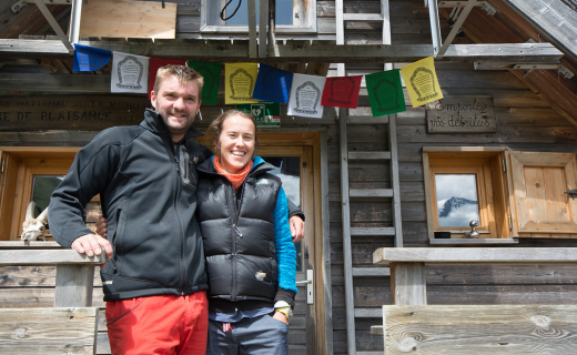 De huttenwaarden van Refuge du Plaisance.