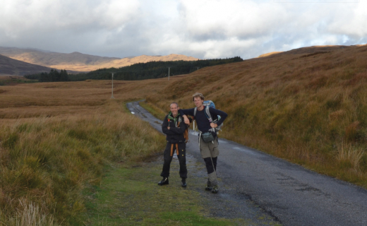 Harold en Joep als de tocht is volbracht.
