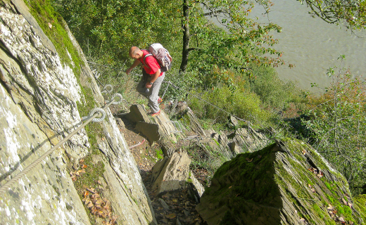 Onderweg op de Oelsbergsteig.