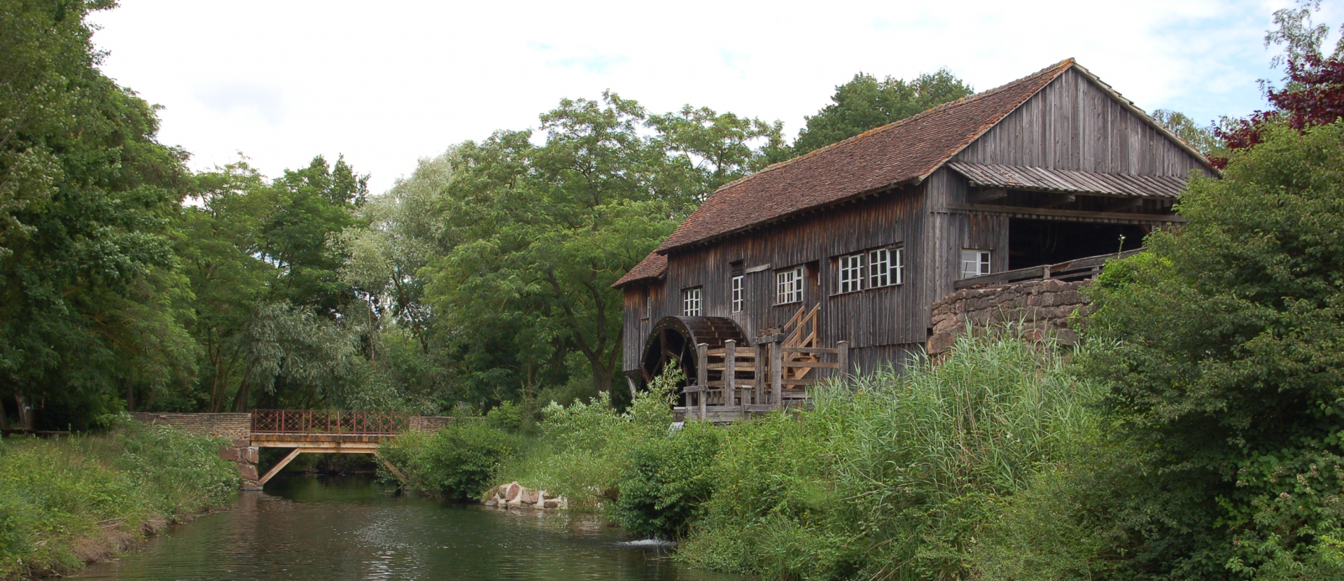 Elzas, wandelen, hutje, grasland, rivier
