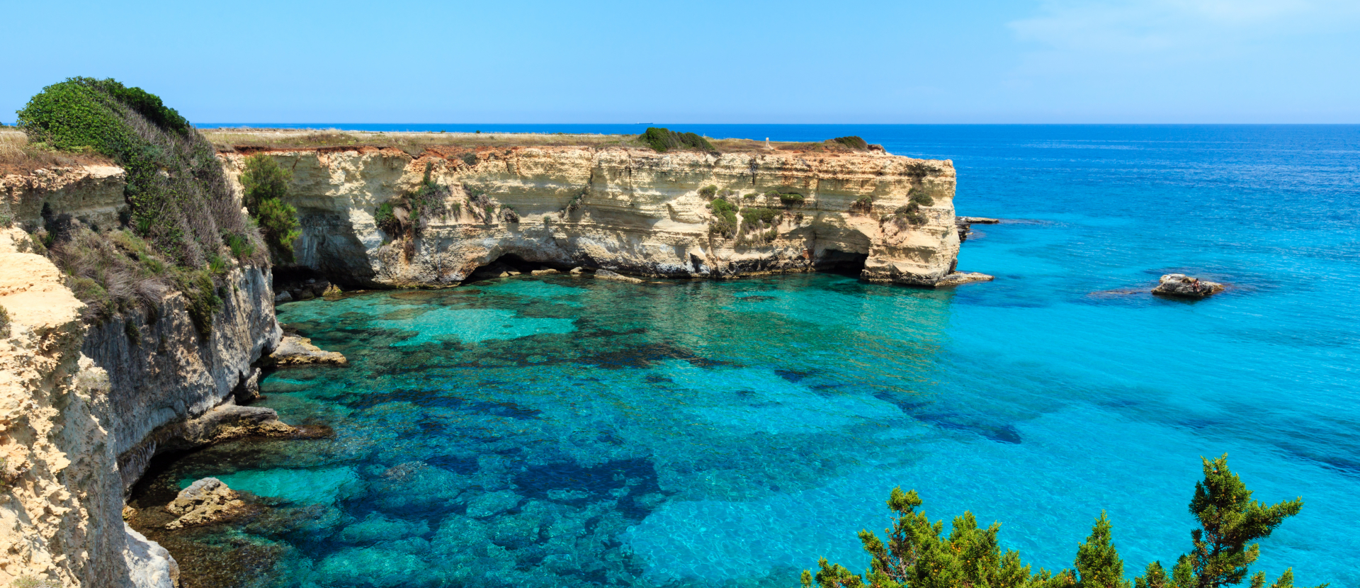 Italië, foto van Puglia kust