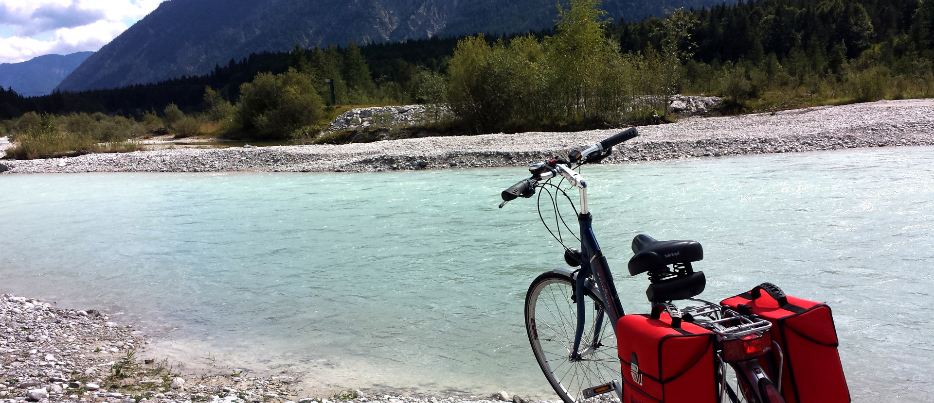 Montenegro, fiets bij het water