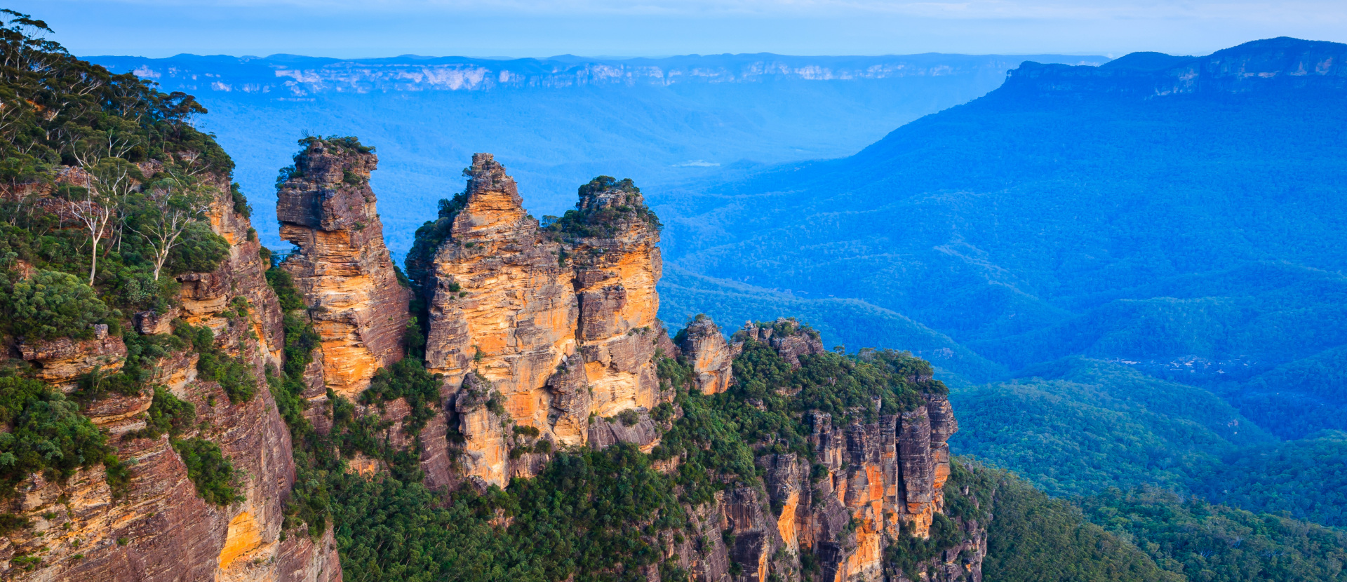 australië, foto van de blue mountains