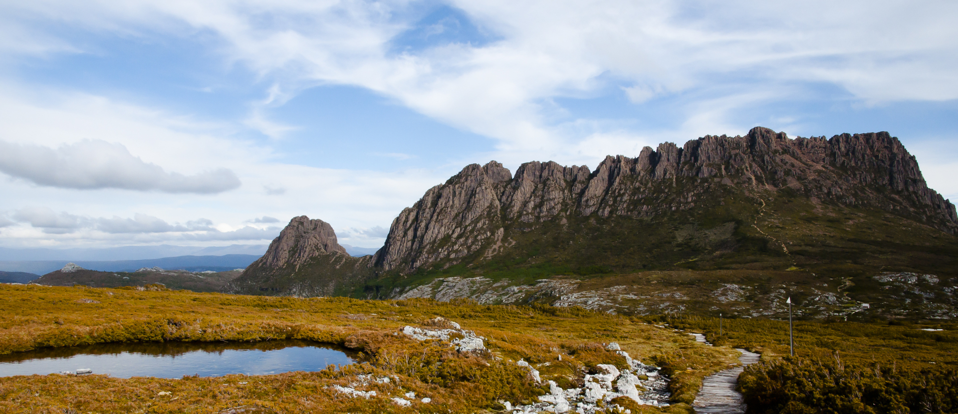 Australië, wandelen over de mount kosciuszko