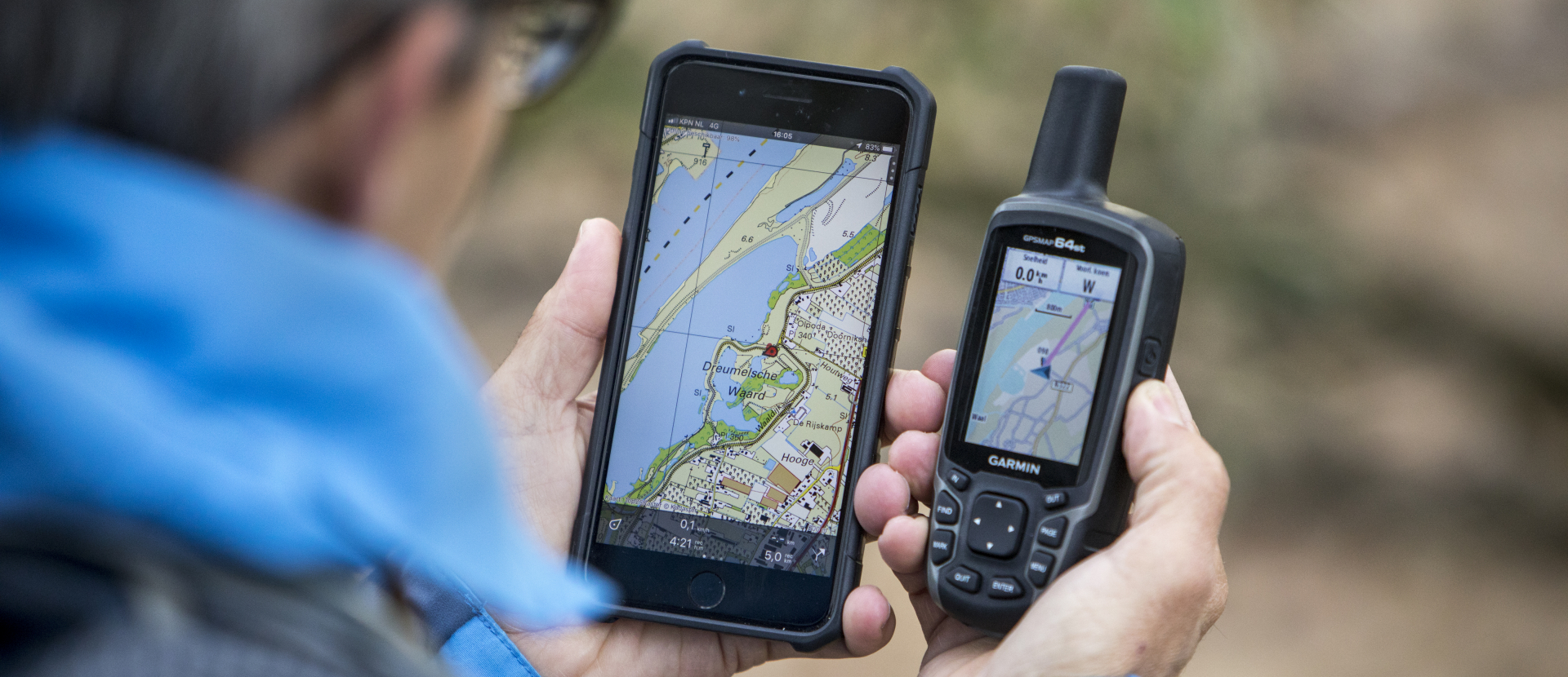 je je smartphone als outdoor gps | Op Pad