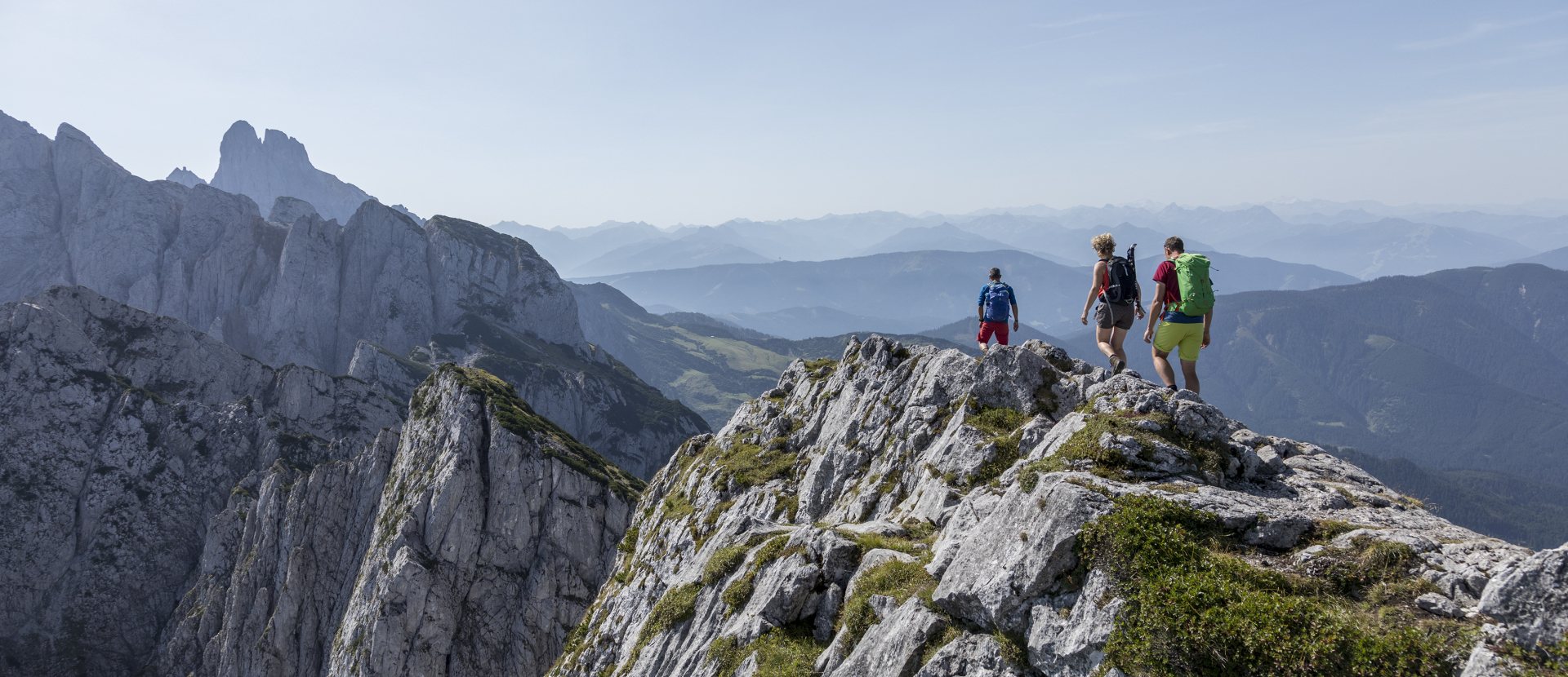Wandelen in Dachstein, mensen wandelen