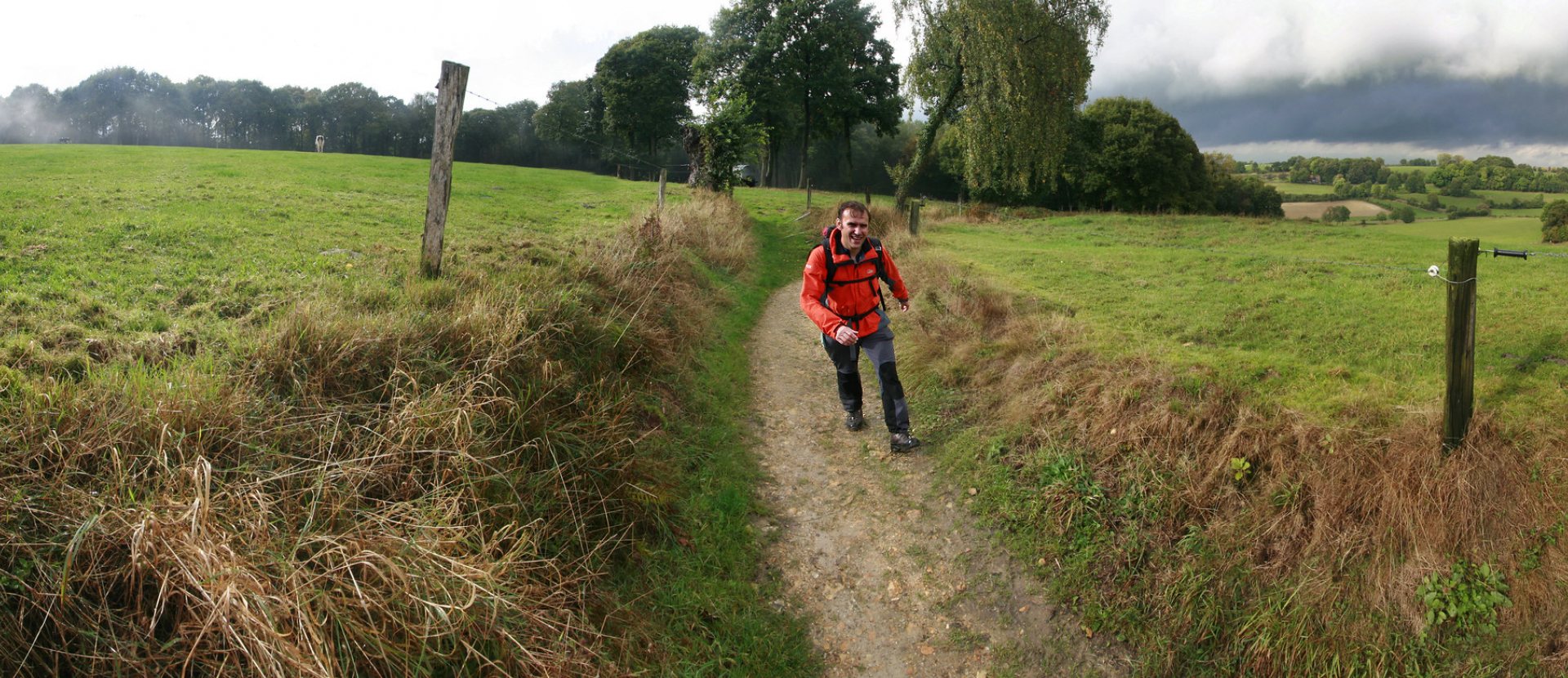 Wandelen net over de grens