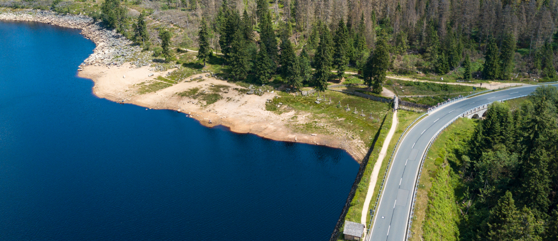 Meer in nationaal park Harz