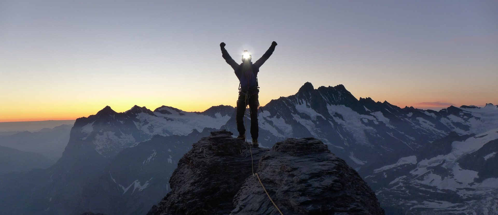 Roeland van Oss op de top