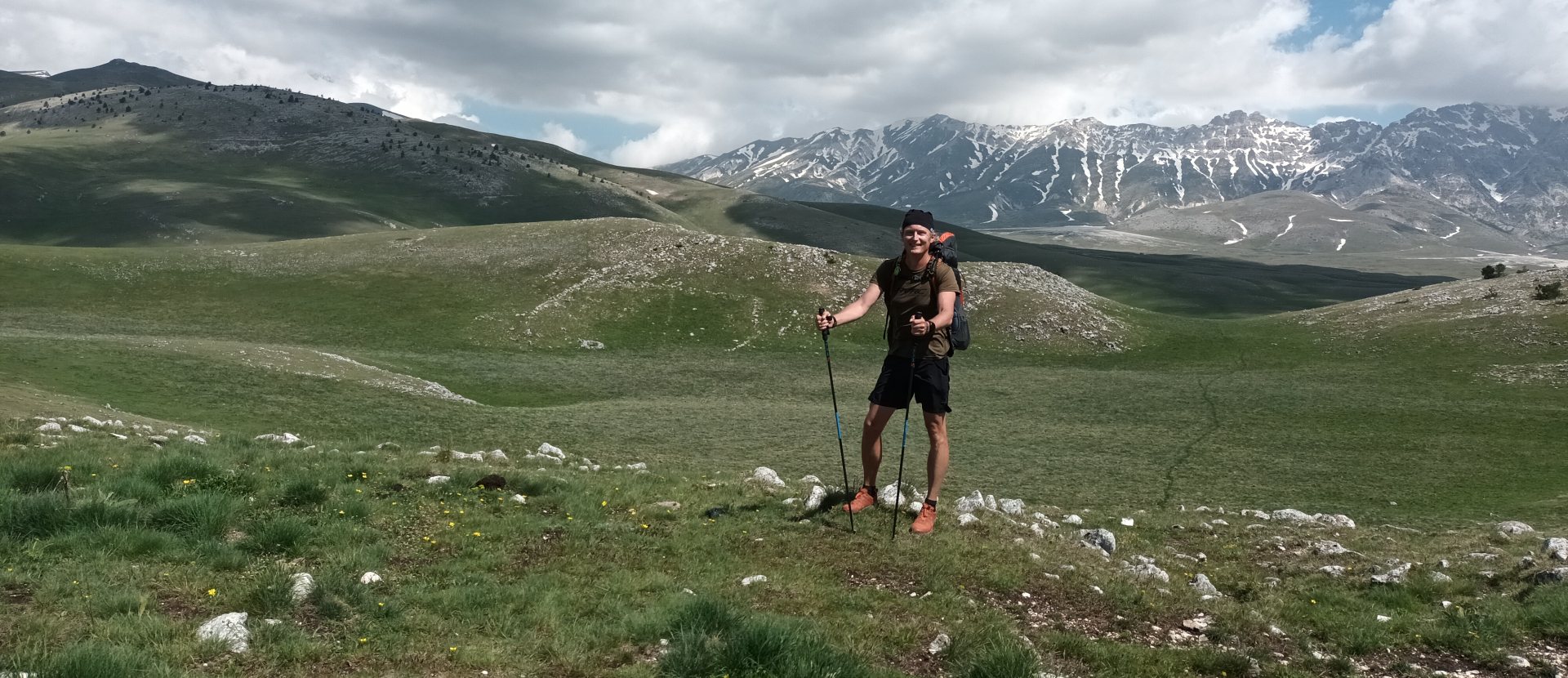 Sentiero Italia wandelaar