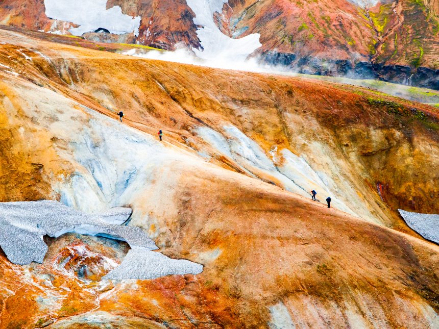 Laugavegur, ijsland,