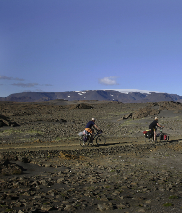 Fietsen op IJsland: bergachtig binnenland