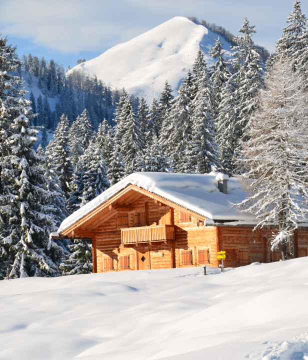 Oostenrijk, mensen wandelen in Salzburgerland, wintersport