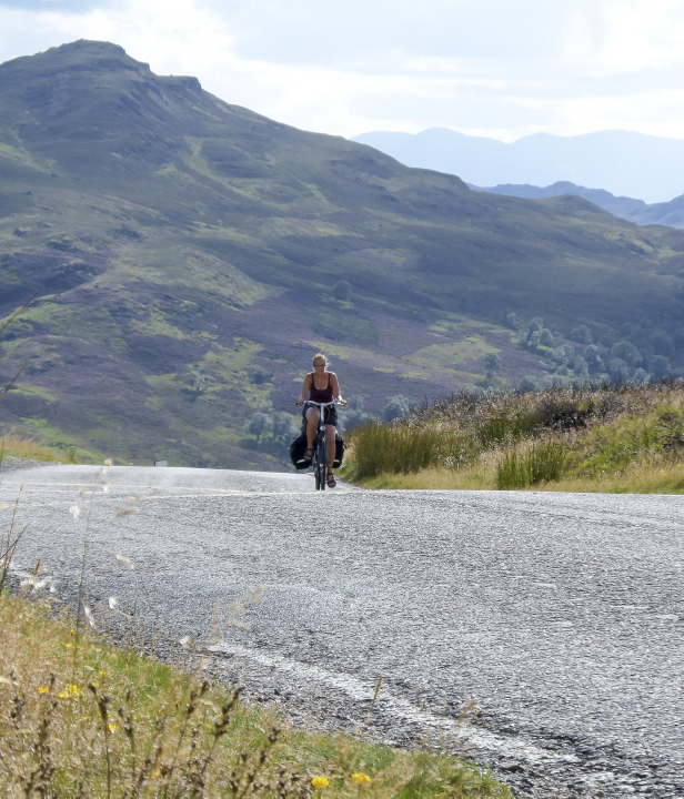 Klim bij fort Augustus Schotland