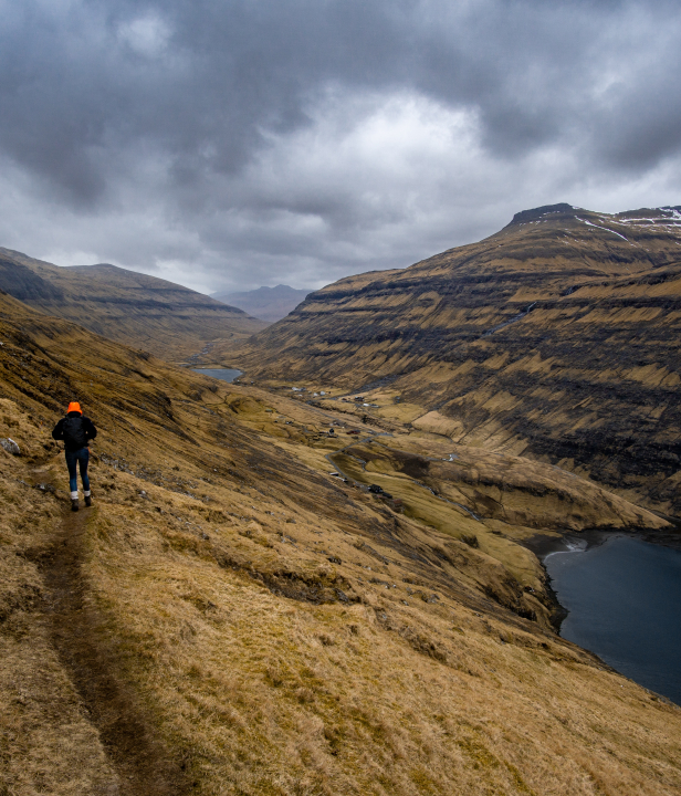 wandeling op de faeröer eilanden