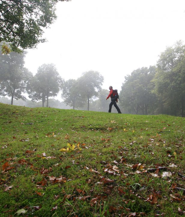 Wandelen net over de grens