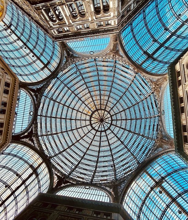Het dak van Galleria Umberto