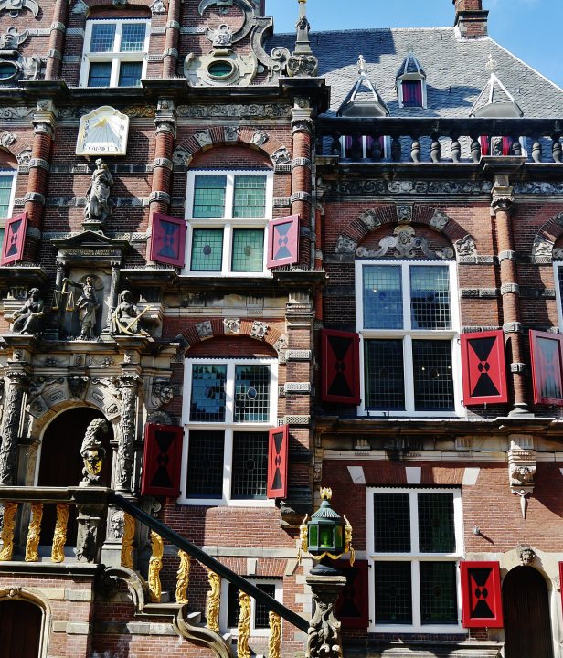 Friese stad Bolsward fietsen