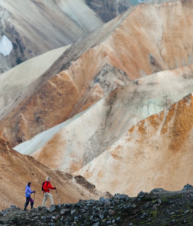 Ijsland Laugavegur wandelen