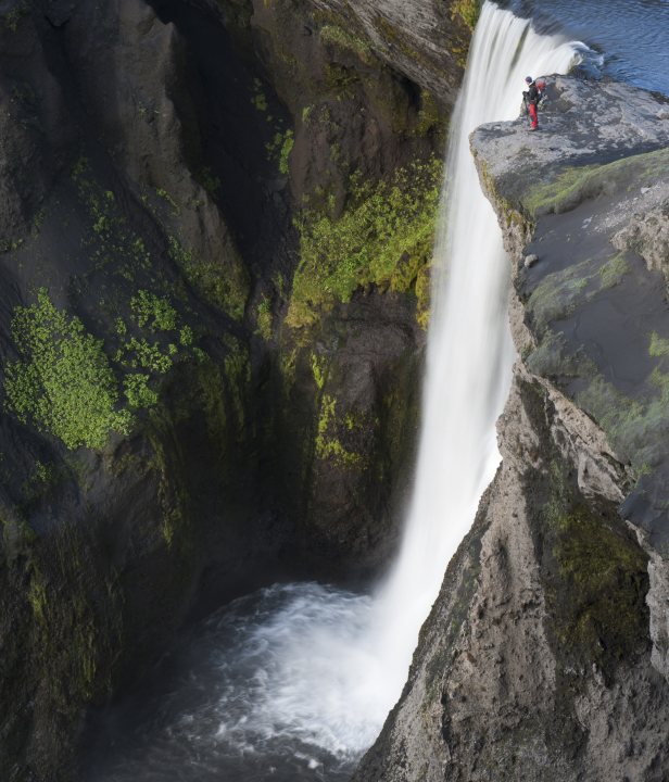 Ijsland Þórsmörk Skógar Trail Neðstifoss wandelen