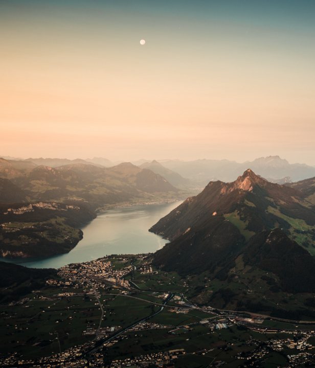 Mythen Great Morning panorama