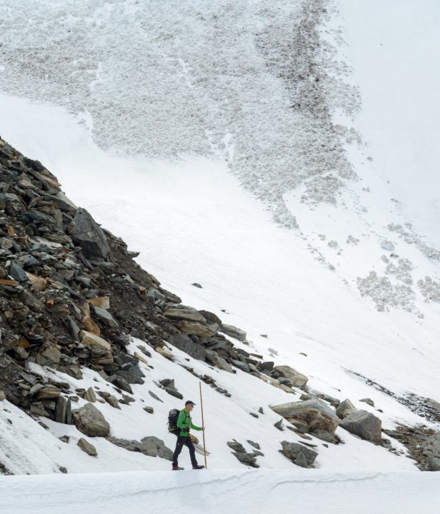 Verse lawine op weg naar de Zopetscharte