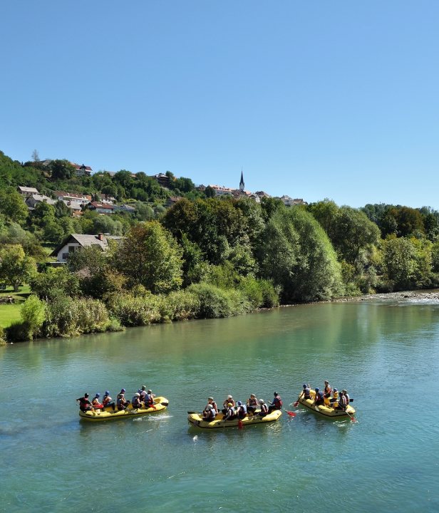 Kanovaren canyoning en rafting in Slovenië
