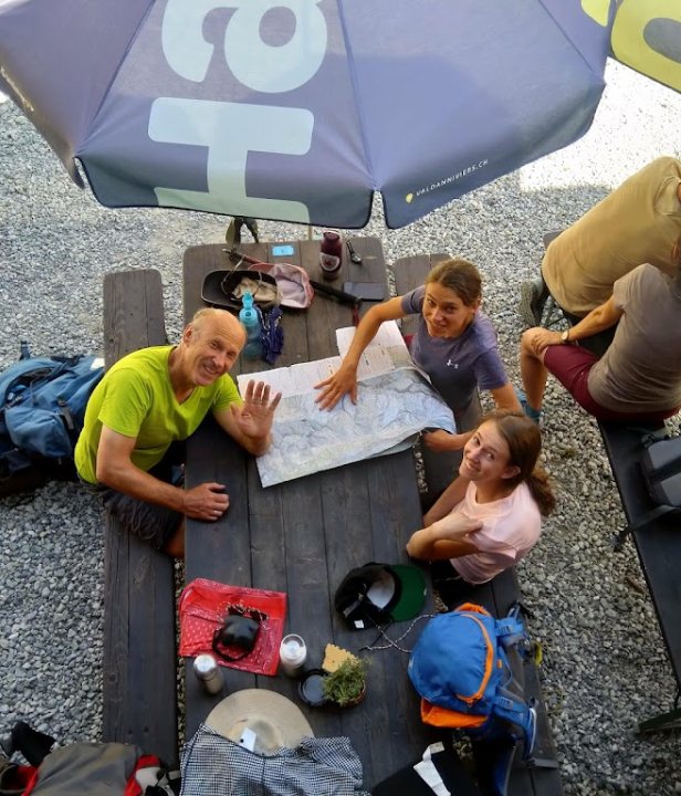 Kaart bekijken voor de volgende dag