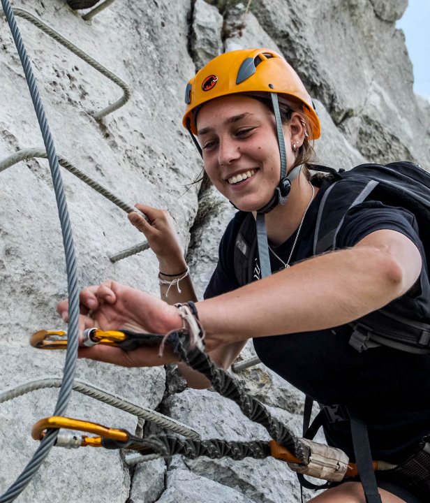 Klettersteigen Saastal