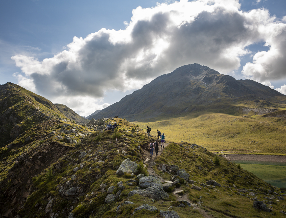 Lex van den Bosch, Defereggental, berg, vergezicht, wandelaars