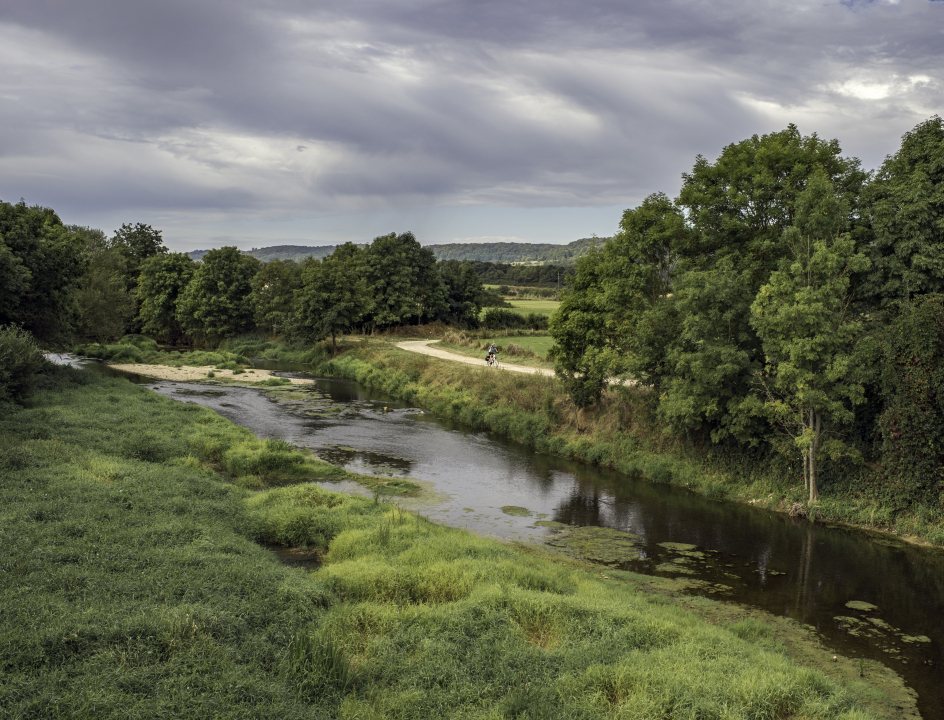 Fietsroute Maasroute Frankrijk