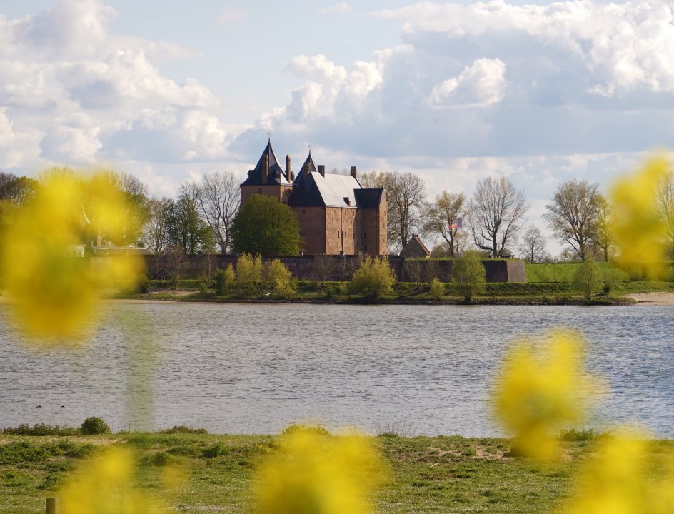 Fietserpad fietsroute Loevestein