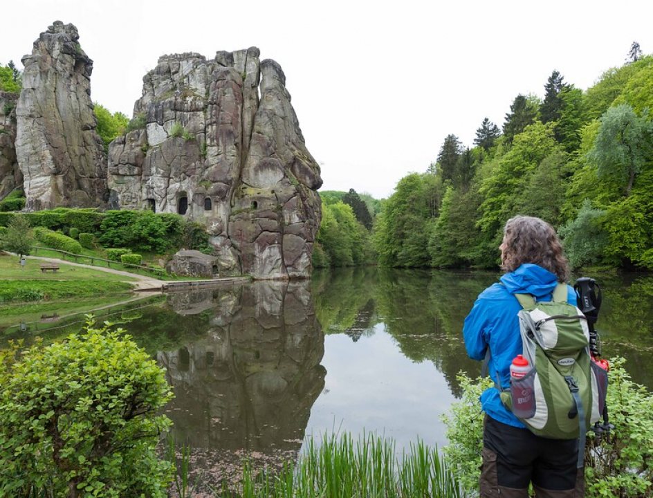Externsteine wandelen
