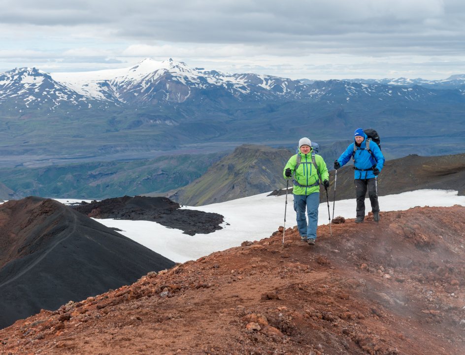 Ijsland Porsmork Skógar Trail wandelen