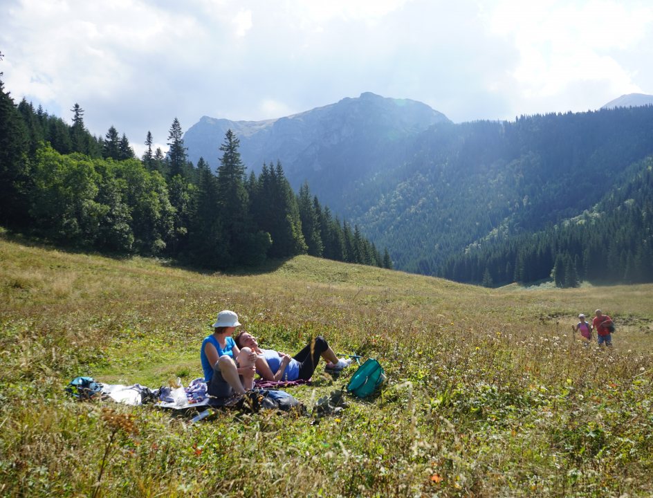 Polen Hoge Tatra weide uitrusten