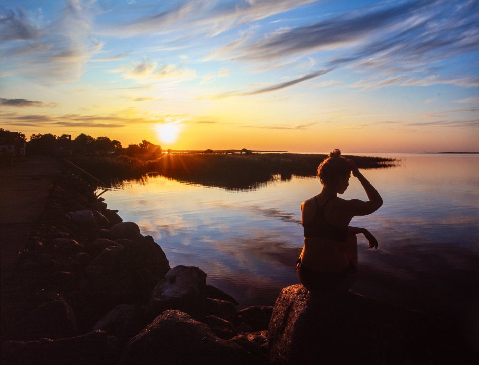 Zonsondergang Estland