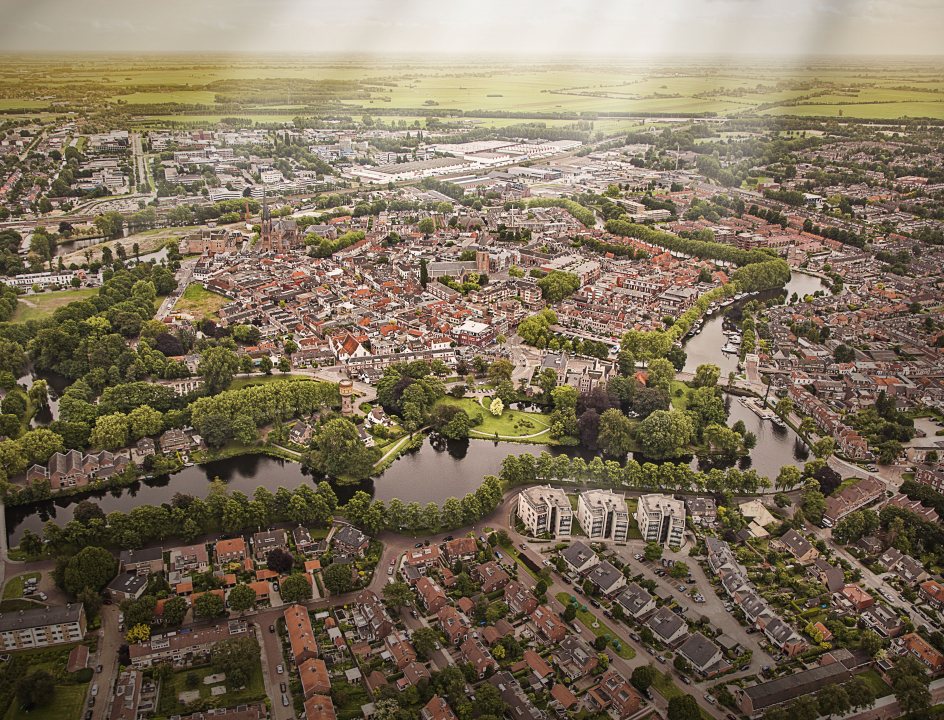 Luchtfoto vesting Woerden