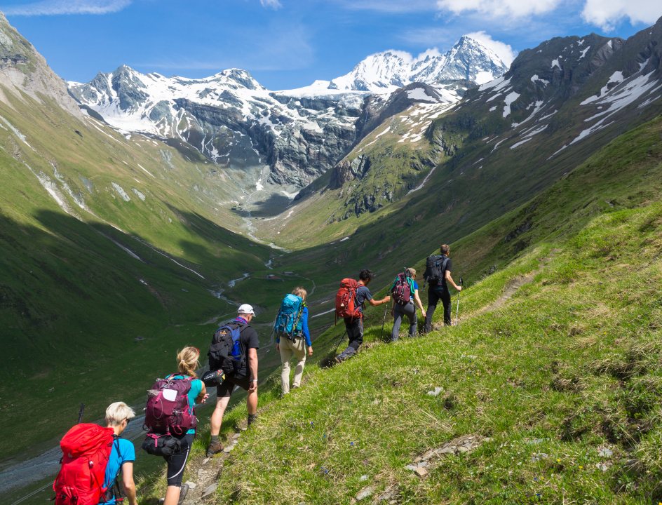 Klim naar de Stüdlhütte door het Teischnitztal
