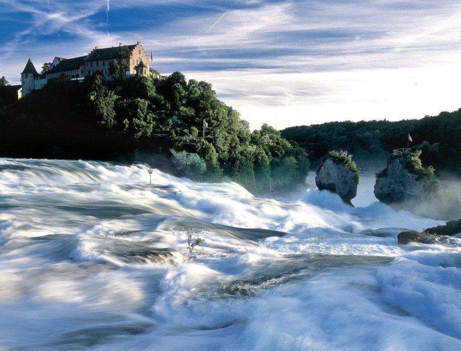 De Rheinfall bij Schaffhausen